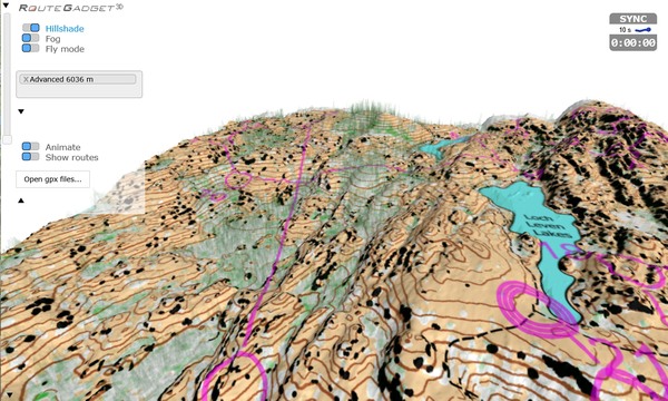 Route Map Gadget RouteGadget 3D